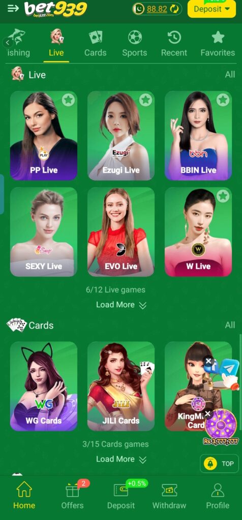 Bet939 game
