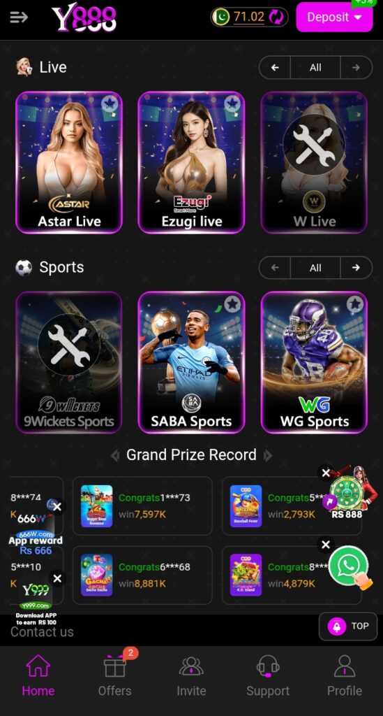 Y888 game